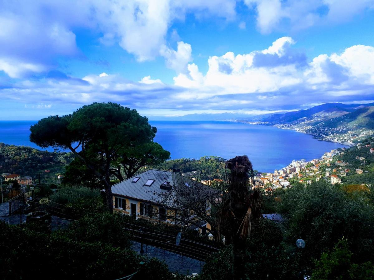 Casaviva - Bilo With Seaview And Parking In Camogli Apartment Exterior photo