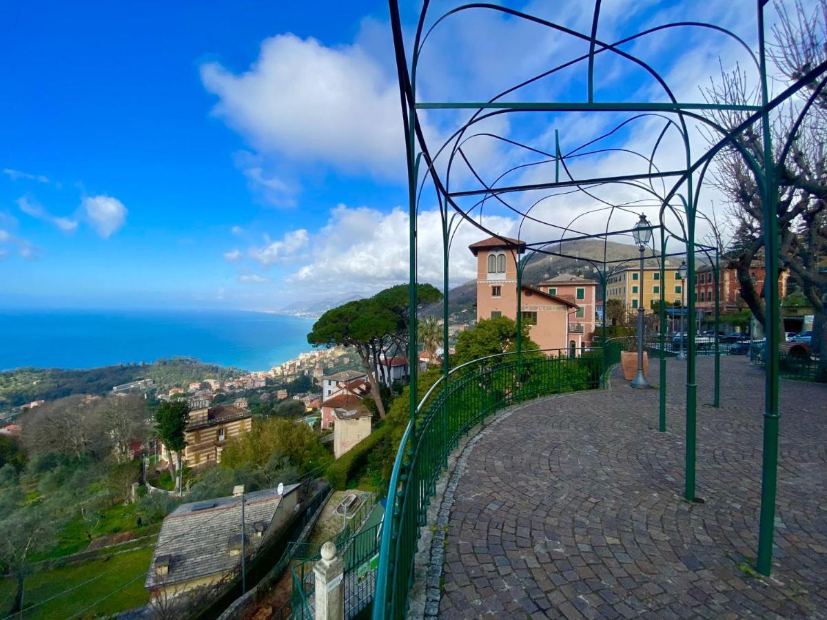 Casaviva - Bilo With Seaview And Parking In Camogli Apartment Exterior photo